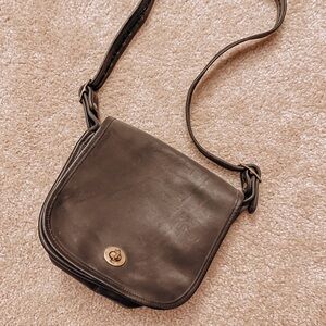 Coach Vintage 90s Black Leather Purse